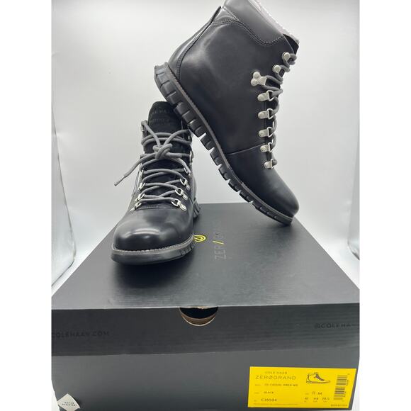 Cole Haan Zerogrand Causal Waterproof Leather Boots C35594 Men's 11M - Picture 4 of 16